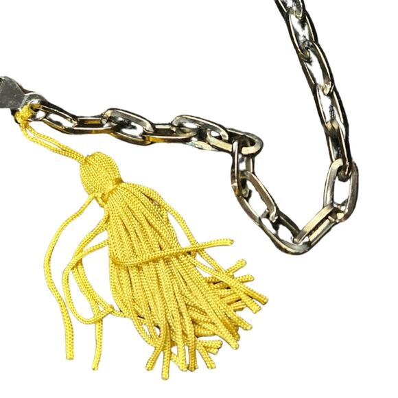 Gold Black Embroidered Baroque Evening Clutch Bag Chain Handle Kenneth Cole - Picture 4 of 5